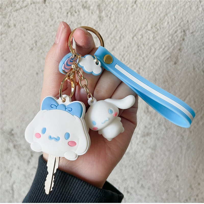 Vỏ Bọc Chìa Khóa Bằng PVC Mềm Hình Kuromi Đáng Yêu