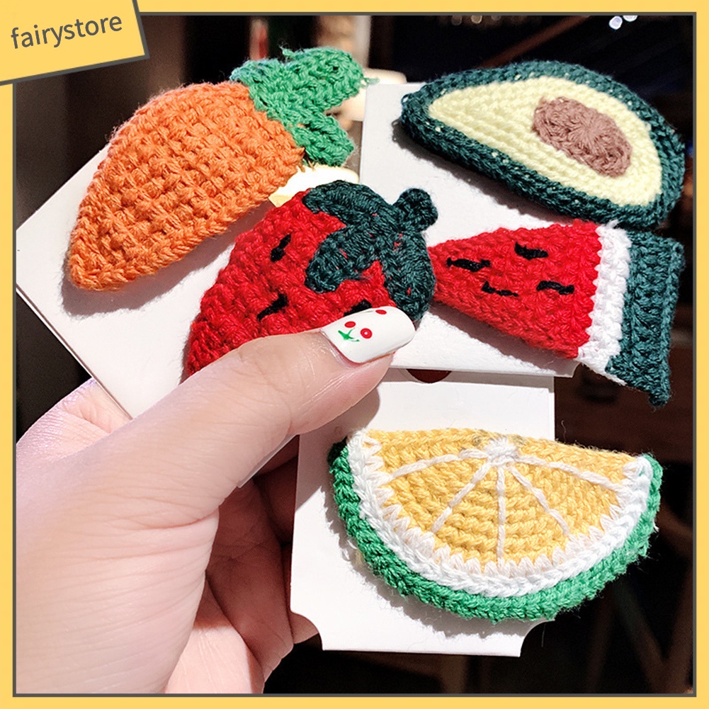 Kẹp Tóc Hình Trái Cây Dễ Thương Cho Nữ