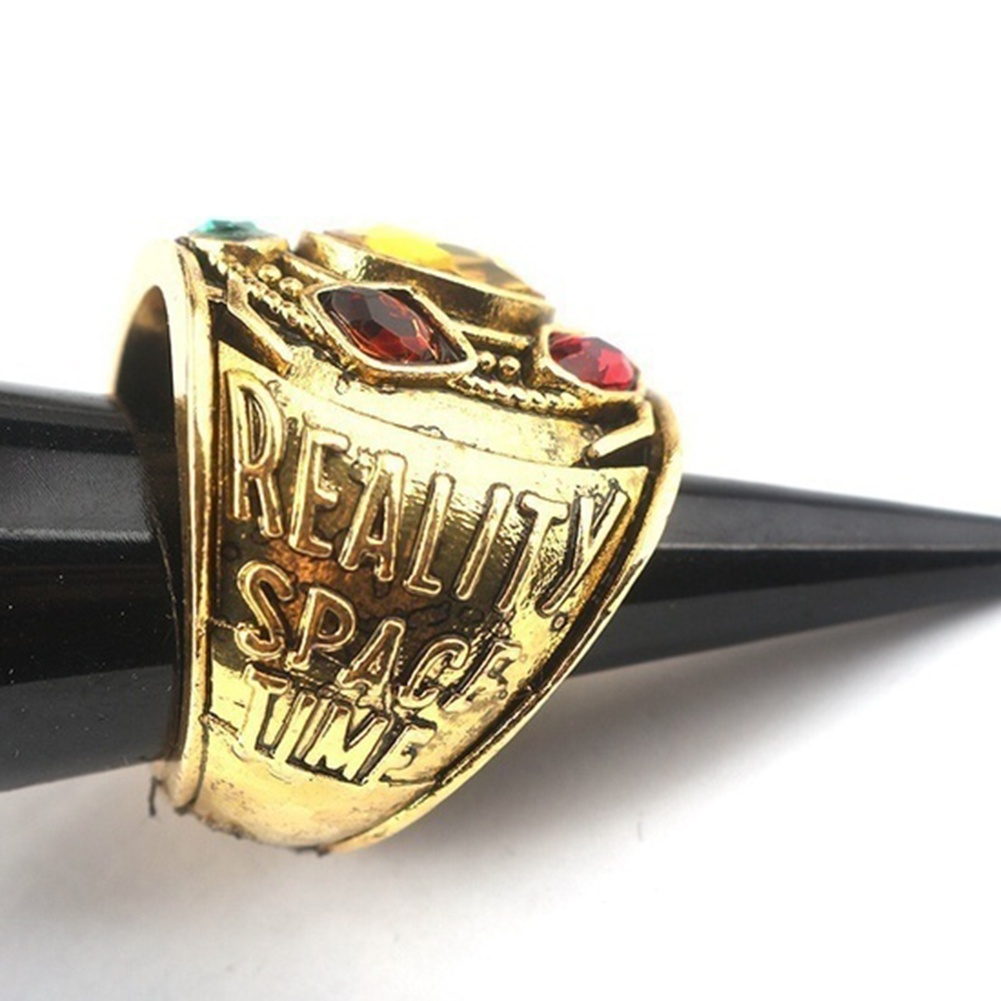 Nhẫn đính đá kiểu dáng thanos thanos thời trang cá tính