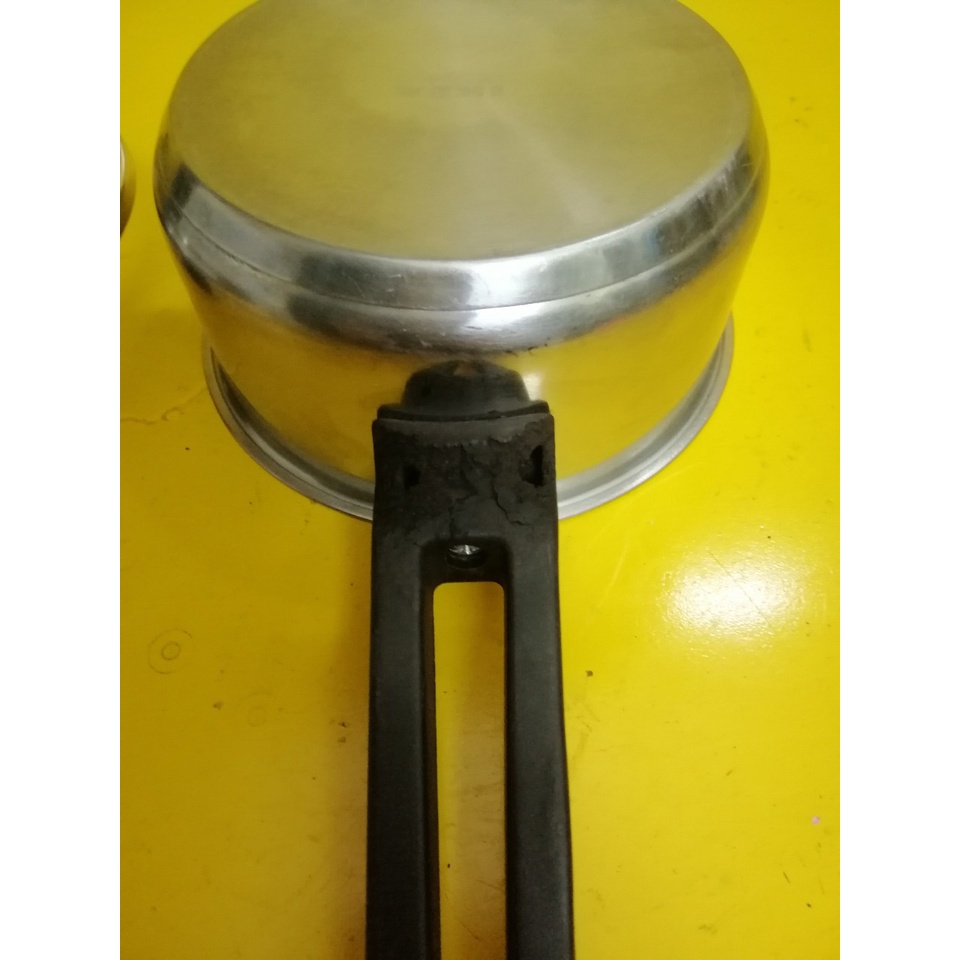 Quánh inox nội địa Nhật, size 15cm, cao 7cm (mã 803), Dùng được bếp từ