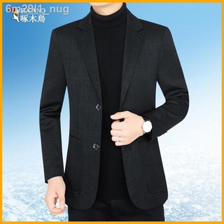 [Ảnh thật/Sẵn]✘☁✻Chim gõ kiến ​​người đàn ông phù hợp với áo khoác mỏng phần thường phong cách Hàn Quốc bộ đồ nhỏ mùa xu