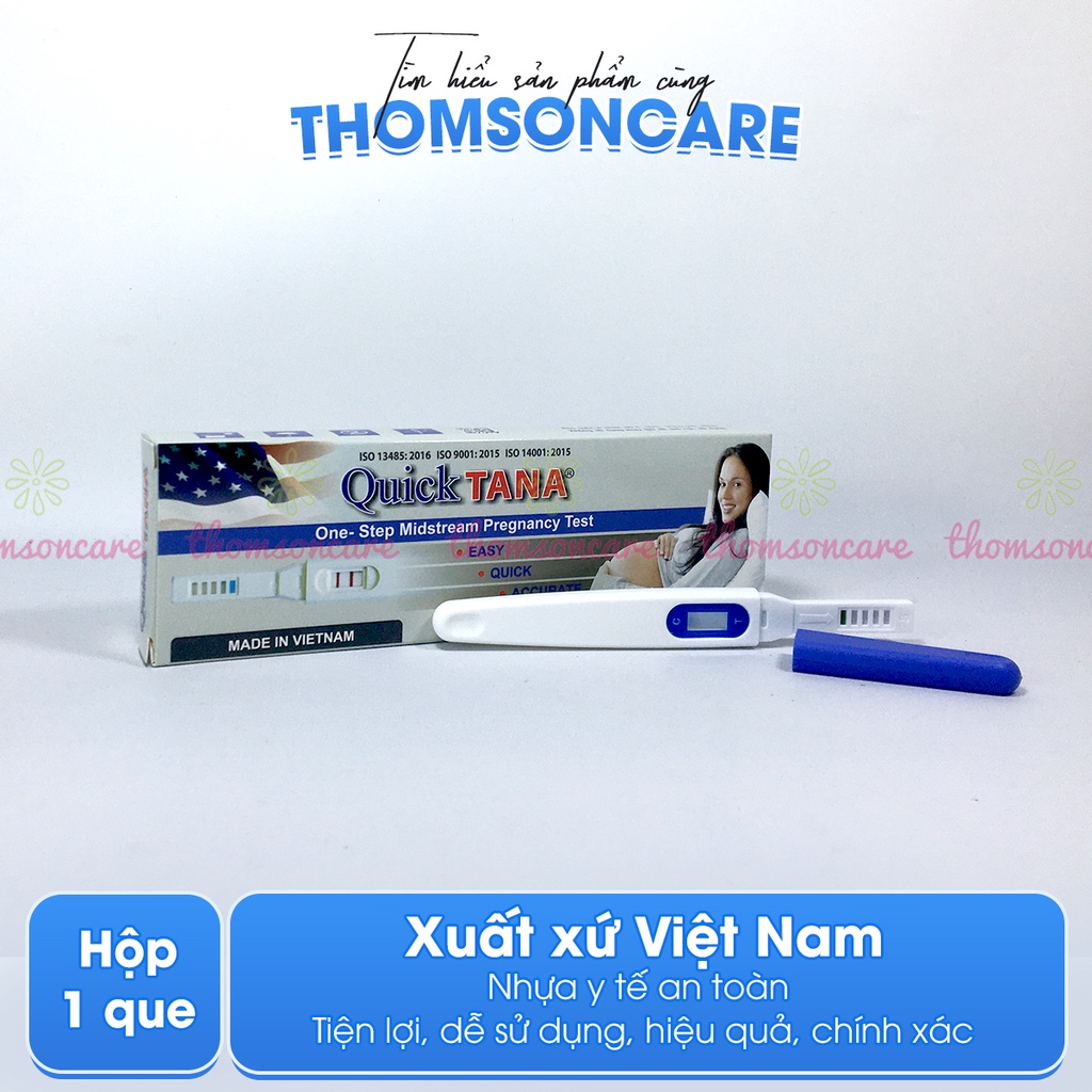 Que thử thai nhanh QUICKTANA - luôn che tên khi giao hàng - test thai nhanh, chính xác Quick Tana