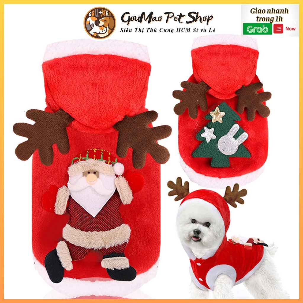 ️❄ Áo noel dành cho chó mèo ( 0,5kg- 10kg ) - BỘ ÔNG GIÀ , CÂY THÔNG️❄