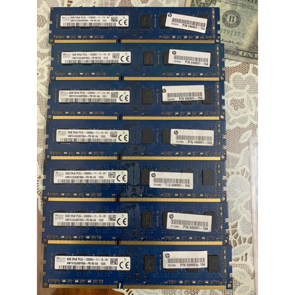 DDR3 RAM 8G - BUS 1600  Ram Máy Bộ  Tháo Ra Chân Vàng Óng Không Kén Main - Vi Tính Bắc  Hải | BigBuy360 - bigbuy360.vn