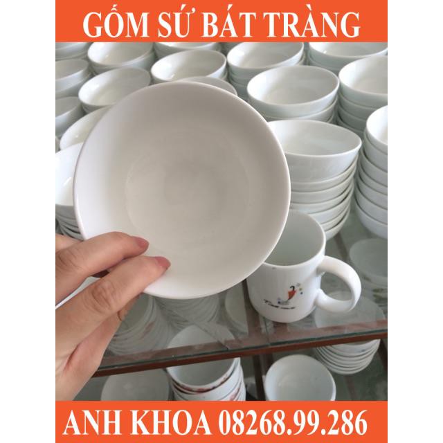 Bát ăn cơm trắng Bát Tràng 100% - Gốm sứ Bát Tràng Anh Khoa