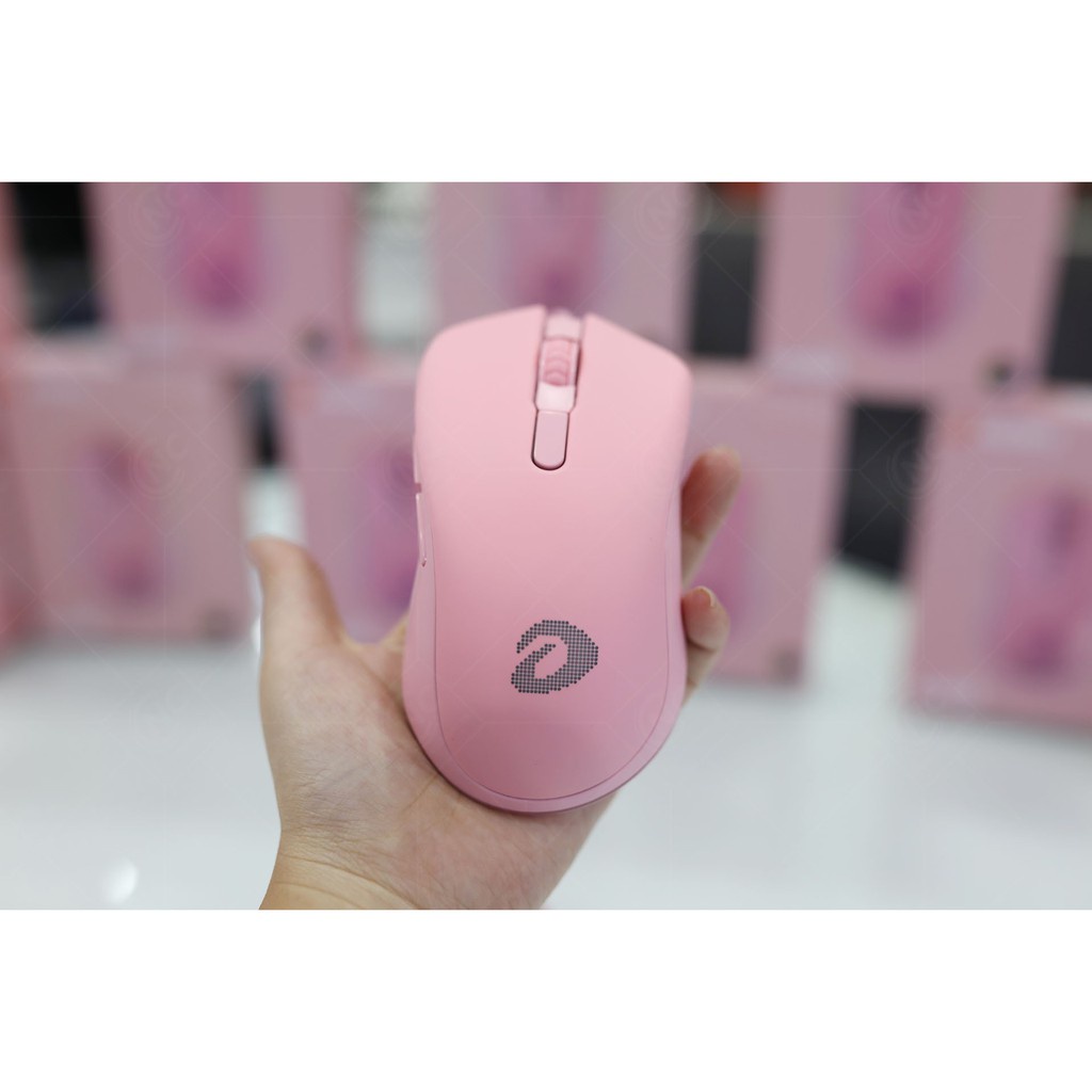 Chuột máy tính gaming DAREU EM908 QUEEN Hồng Led RGB - Chuột Game Có Dây hàng Chính Hãng bảo hành 24 tháng