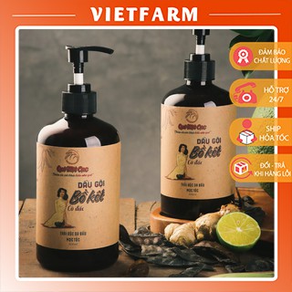 Dầu Gội Đầu Bồ Kết ORGANIC - QUÊ MỘT CỤC - 500ml