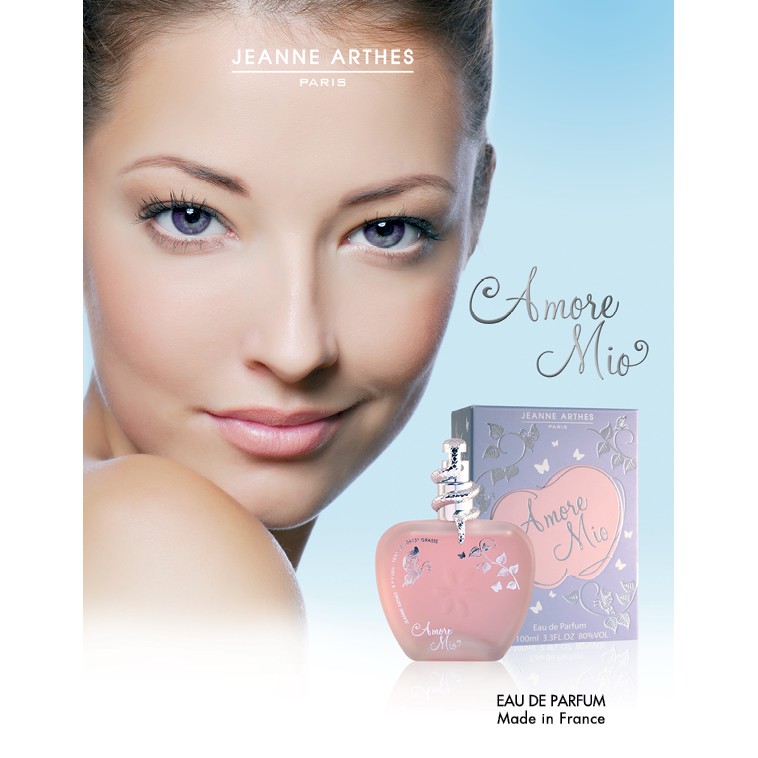 Nước hoa Pháp EDP Jeanne Arthes - AMORE MIO 100ml - Mùi hương trái cây