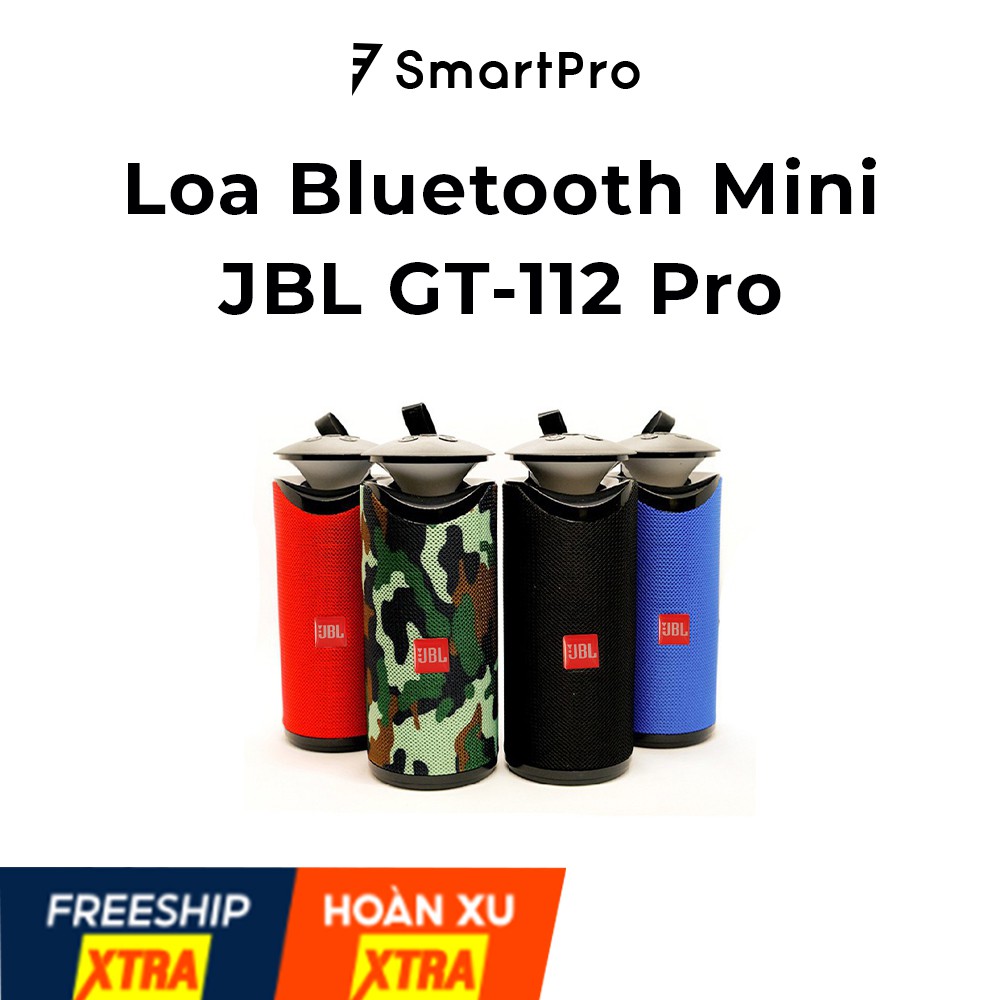 JBL GT-112 Pro Loa Không Dây 🔈[Âm Thanh Đỉnh Cao]🔈 Bluetooth Speaker Mini Đèn LED Nhiều Màu - Nhạc To Vang, Pin Cực Trâu