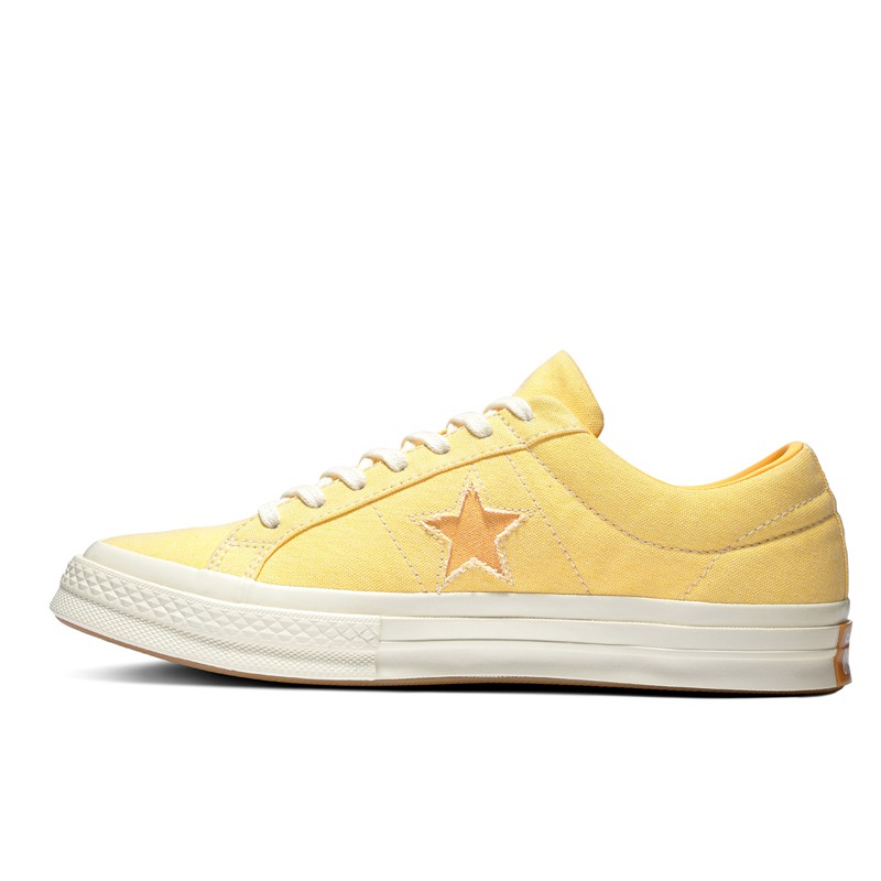 Giày Sneaker Unisex Converse One Star Sunbaked Butter Yellow Men Shoes - 164358C