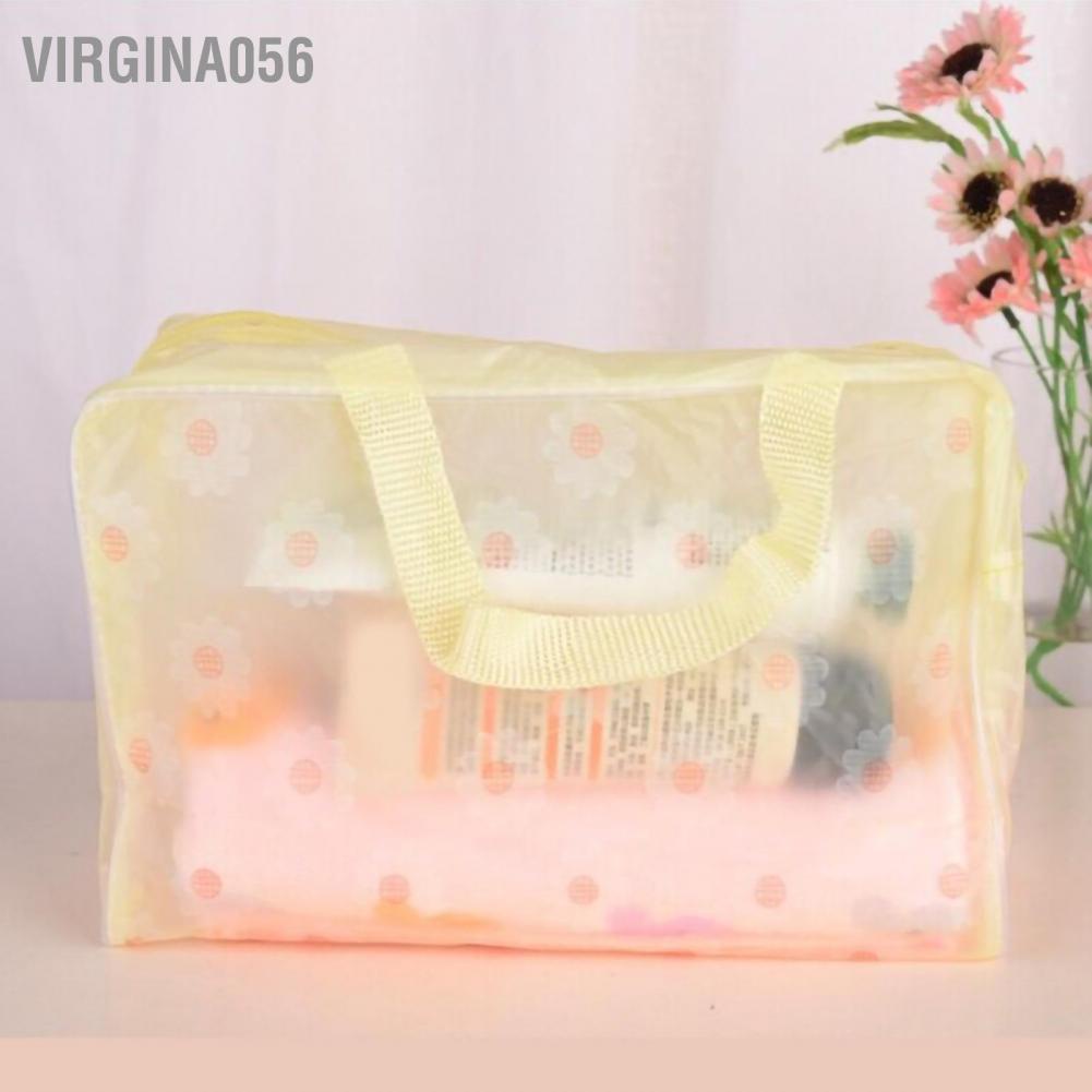 Hàng Hot Túi trang điểm du lịch PVC chống thấm mỹ phẩm Túi đựng đồ vệ sinh cho phòng tắm ngoài trời Hàng giao ngayVirgina056