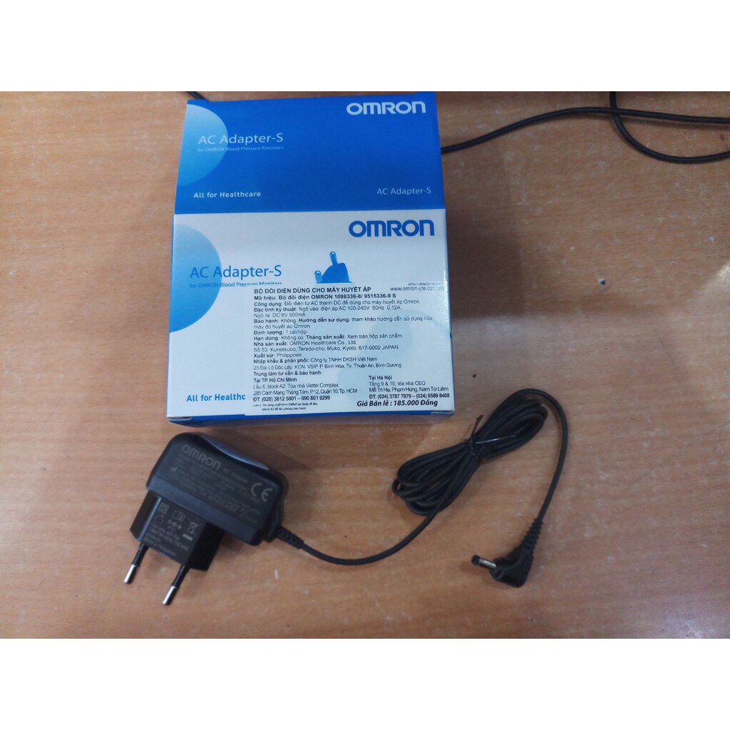 Bộ đổi nguồn máy đo huyết áp omron, Adapter máy đo huyết áp omron