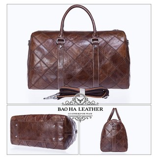 Túi trống cao cấp da bò thật - BHM8883 Túi du lịch