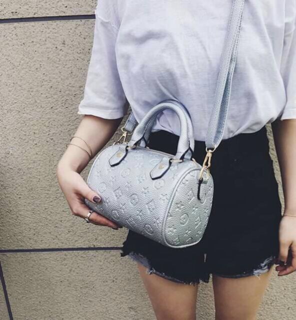 Sale túi trống in vân