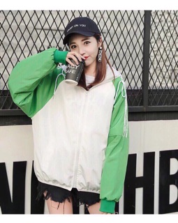 Áo khoác dù 3 sọc tay