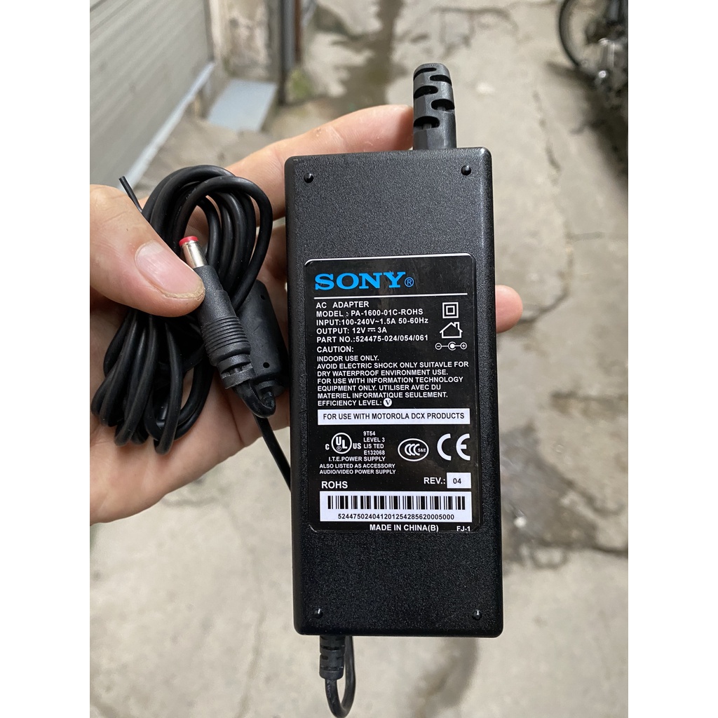 Adapter nguồn 12V 3A chính hãng Sony cung cấp