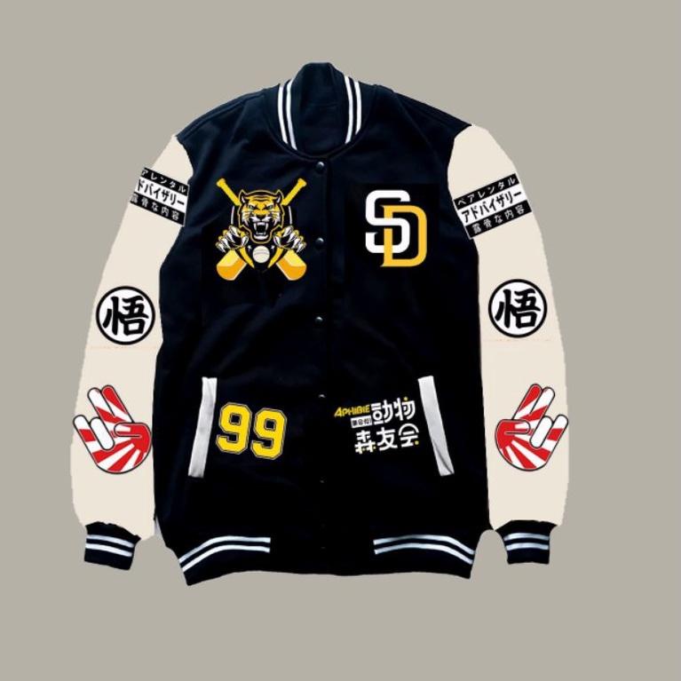 Áo Khoác Bomber Size Lớn Size Lớn XXL Phong Cách Bóng Chày Cho Nam Mũ Lưỡi Trai Jumbo M - XXL Bomber Mát Mẻ Màu Đen Hàn Quốc Dày Màu Đen Mới Nhất Dành Cho Nam