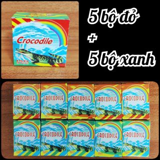 Bài Tứ Sắc 1 hộp gồm 10 bộ nhỏ CROCODILE giá tốt