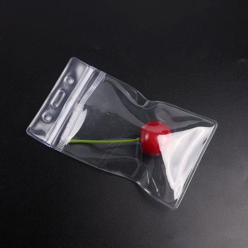 Bộ 5 Túi Đựng Thẻ Id Bằng Nhựa Pvc Trong Suốt Chống Thấm Nước