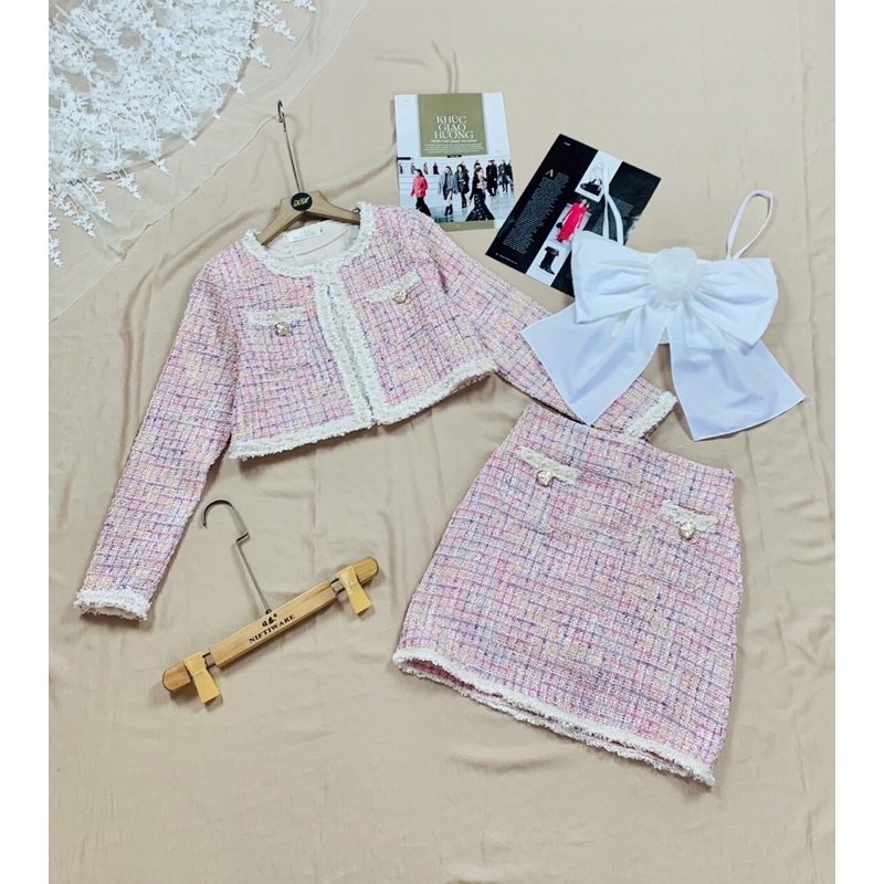 Set dạ 3 món kèm hoa