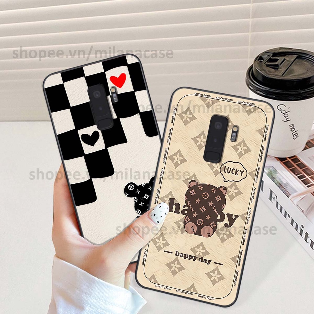 Ốp Samsung S9 / S9 Plus / S9+ gấu be@rBrick gấu Teddy Kaws siêu đẹp, phong cách, cá tính