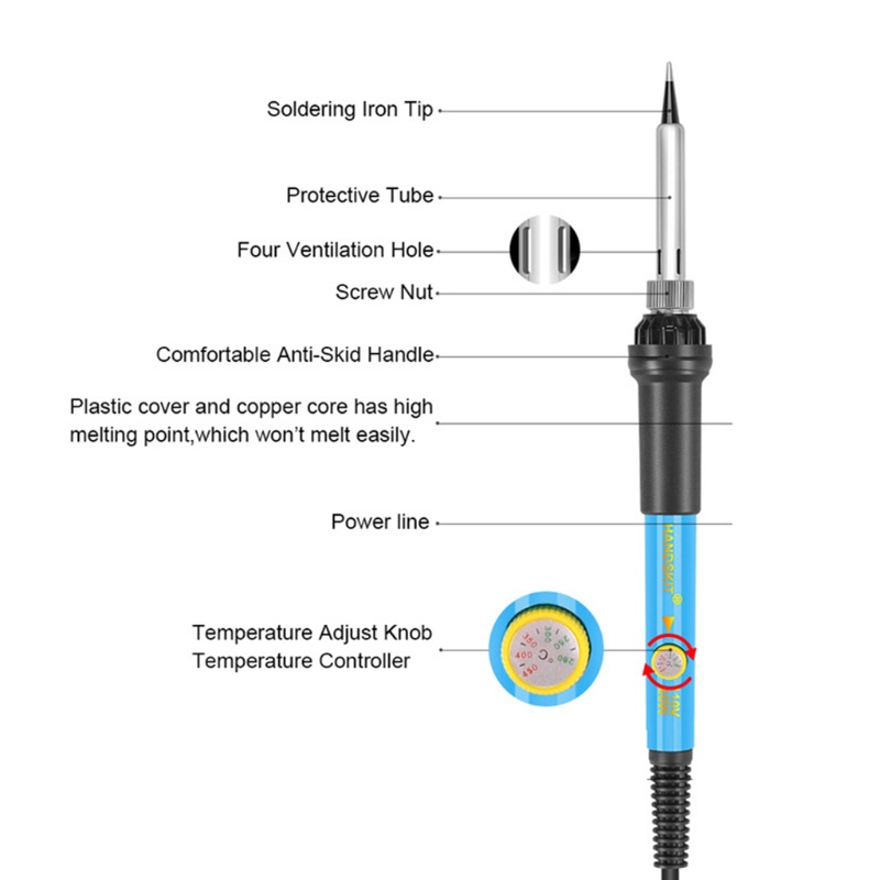 Bộ mỏ hàn cầm tay 22cm 143 cm kèm phụ kiện