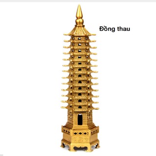 💛️FREESHIP🚛 Tháp Văn Xương bằng đồng 13 tầng cao 30cm 206573