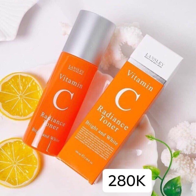 SALE Nước hoa hồng Lansley Vitamin C Thái lan