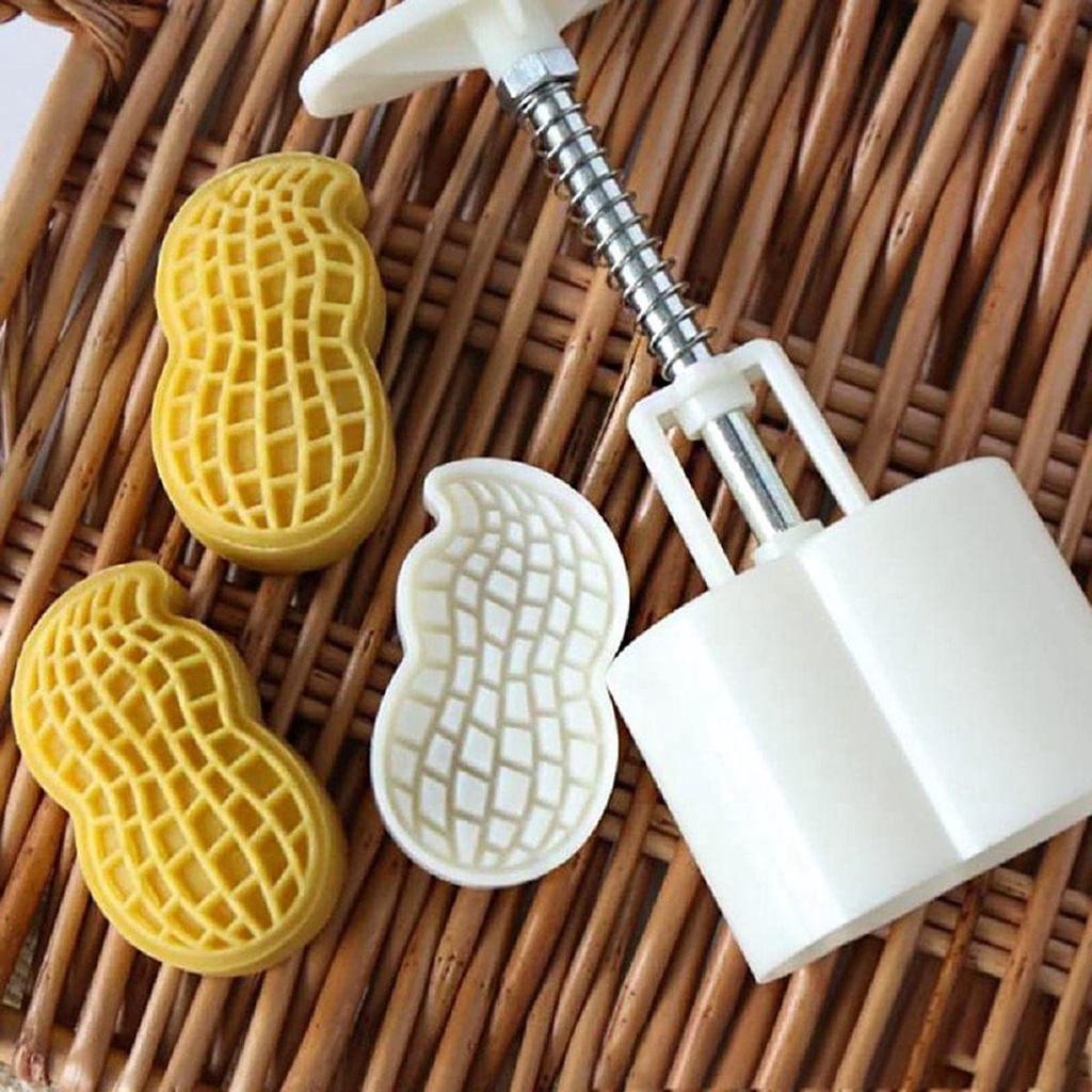 Khuôn Cắt Bánh Quy Hình Hạt Đậu Phộng 3D Phong Cách Trung Hoa