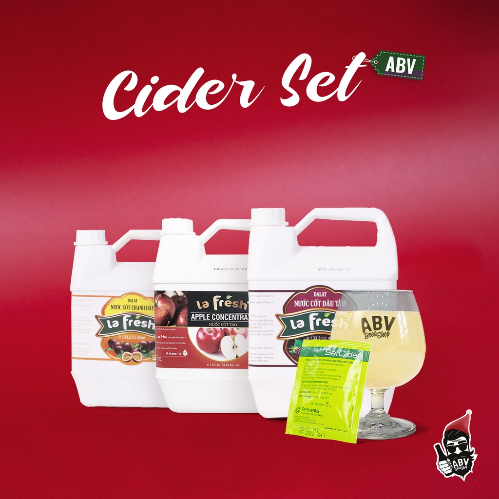 Set Nguyên Liệu Nấu Cider