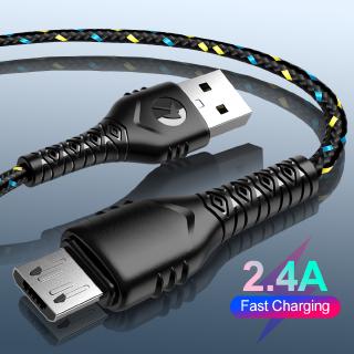 2.4A Quick Charge USB C & Micro USB Charging Cable Fast Charge Data Sync Wire