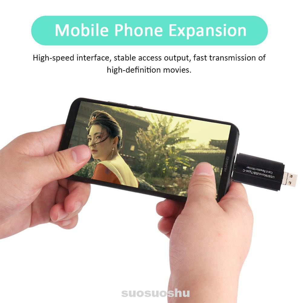 Đầu Đọc Thẻ Otg 3 Trong 1 Đa Năng | BigBuy360 - bigbuy360.vn