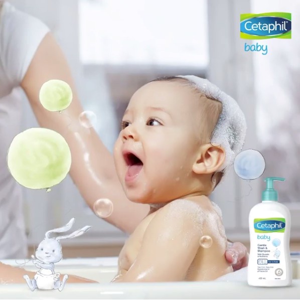 Sữa Tắm Gội CETAPHIL Dịu Nhẹ cho Bé Cetaphil BABY Wash &amp; Shampoo with Organic Calendula 400ml