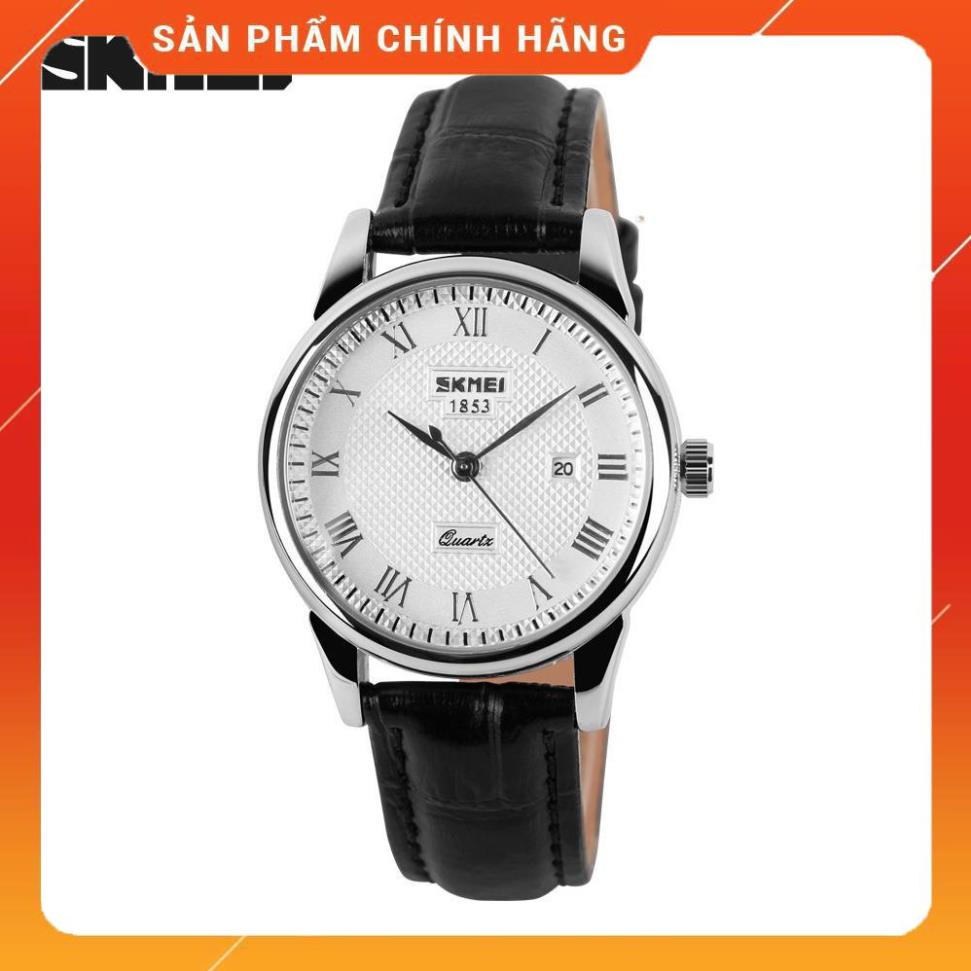 Đồng hồ nữ dây da SKMIE,Doanh nhân Đồng hồ thạch anh Thời trang mới Dây da không thấm nước