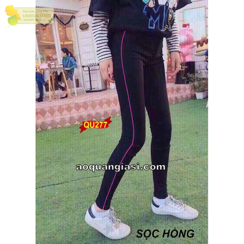 Quần legging sọc nhí đủ màu MT463 | WebRaoVat - webraovat.net.vn