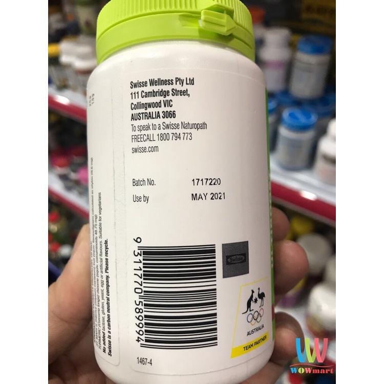 Viên uống bổ gan và giải độc gan Swisse Liver Detox 120 viên