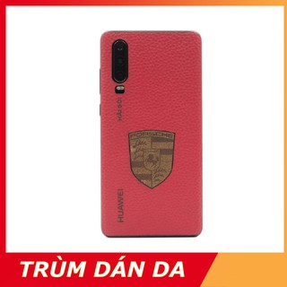 Miếng dán da Huawei P30 ghép porsche