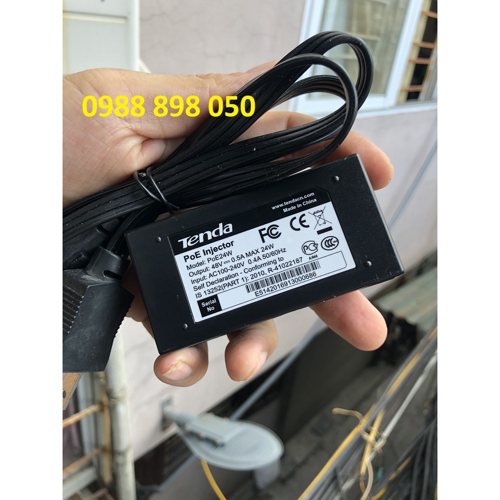 Bộ Nguồn Tenda Poe 24v 0.5a Loại Tốt