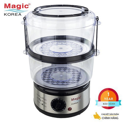 Máy Hấp Thực Phẩm Đa Năng 2 Tầng Magic Korea A64 2.5 lít