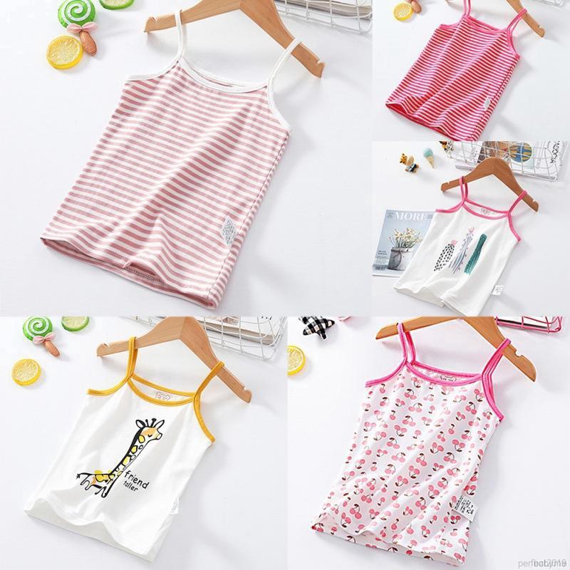 Áo lót hai dây vải cotton thiết kế đáng yêu cho bé gái tuổi teen