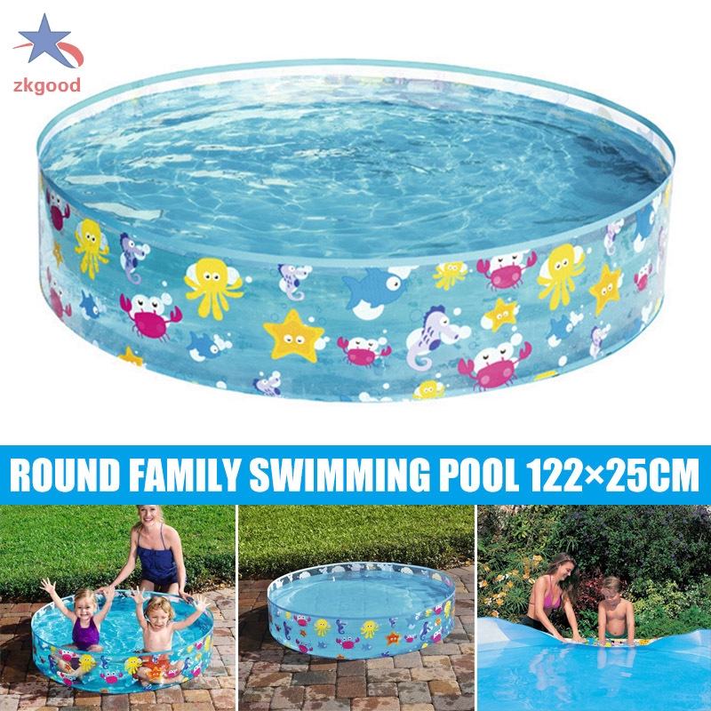 Kids Family Swimming Pool Outdoor Water Play Center Round Pond Ball Pool