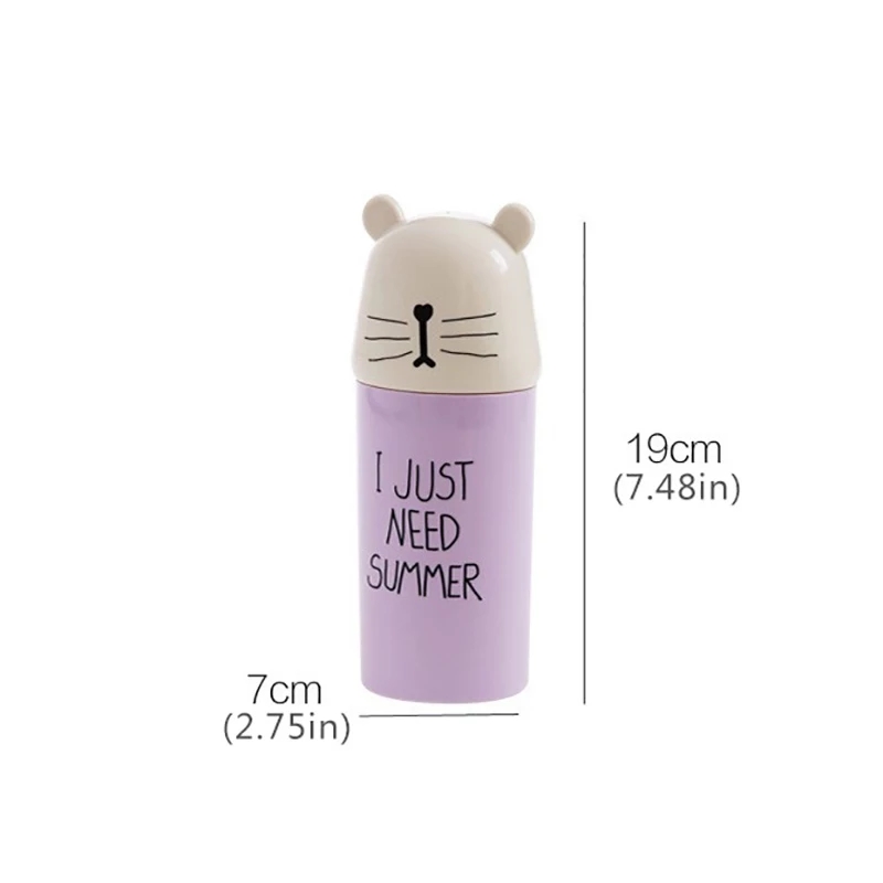 [Hàng mới về] Hộp đựng bàn chải đánh răng họa tiết hoạt hình dễ thương