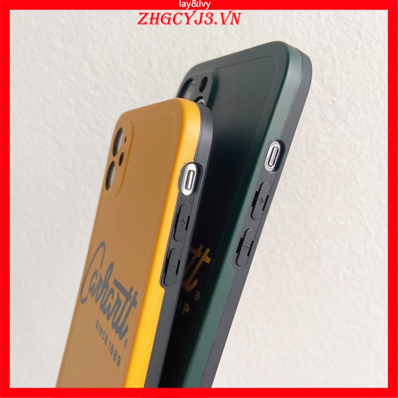 CARHARTT Ốp Điện Thoại Silicon IMD Mềm Họa Tiết Hoạt Hình Dễ Thương Cho IPhone 7/8 Plus XS XR XSmax 11/12/13 Pro Max