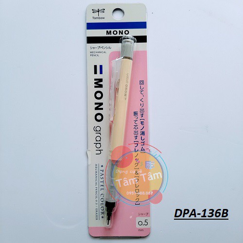 Tombow Mono Graph Mechanical Shaker Pencil 0.5 màu Pastel-Dụng cụ vẽ Tâm Tâm