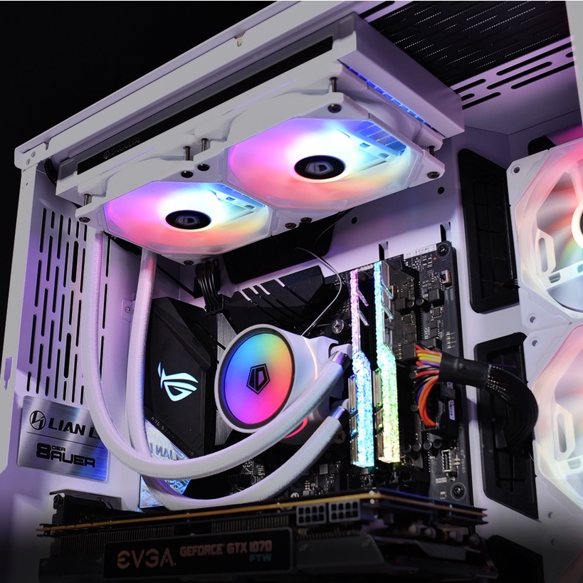 Tản nhiệt nước CPU AIO ID-COOLING ZOOMFLOW 360-XT , 240XT , 240-XT ARGB SNOW EDITION - Chính hãng BH 2 năm, LED 5V 360XT