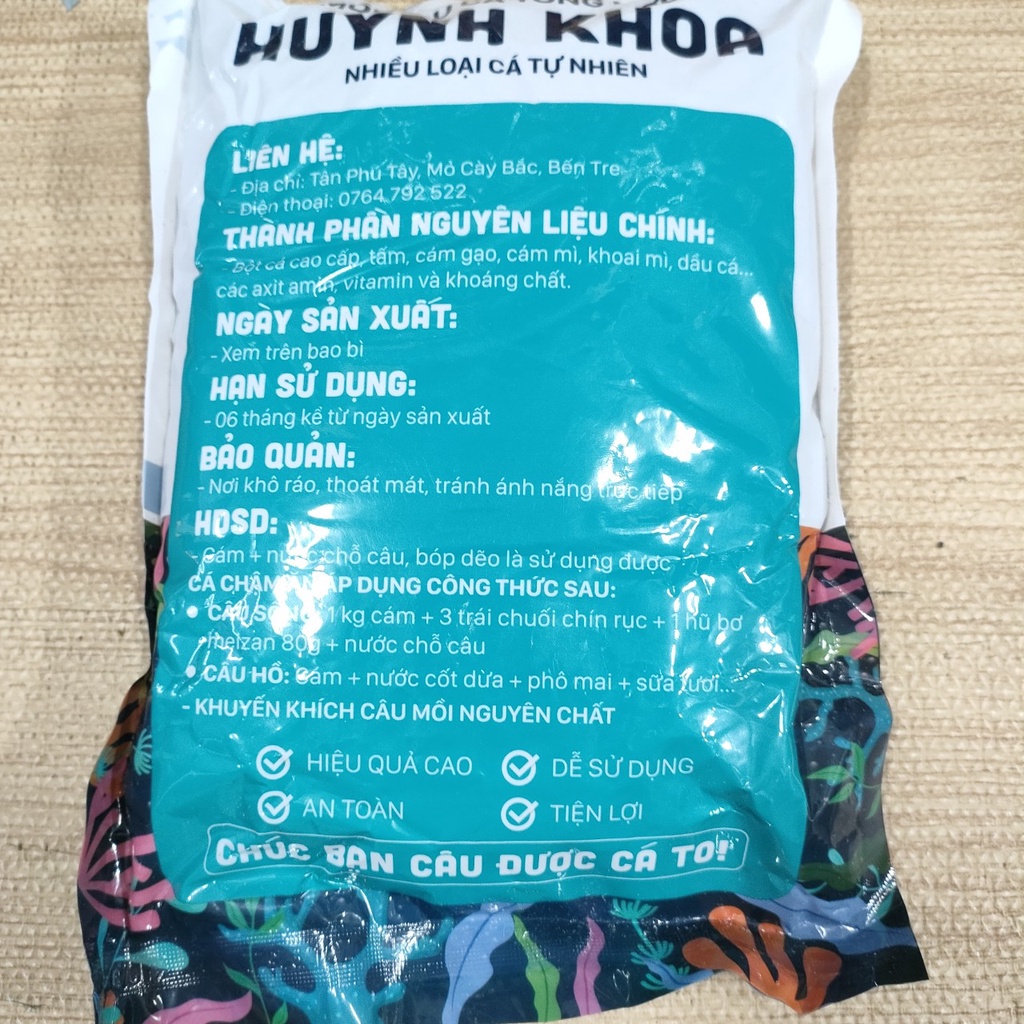 CÁM HUỲNH KHOA CÂU CÁ SIÊU NHẠY- MỒI CÂU CÁ HUỲNH KHOA TRA,TRÊ,MÈ,CHÉP,RÔ PHI