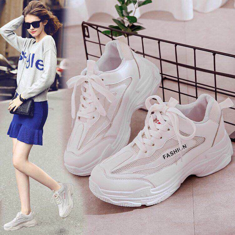 Giày thể thao nữ vải lưới siêu hot lên chân cực thích