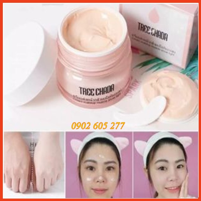 [Hiệu Qủa 100%] Kem thần thánh makeup treechada Thái Lan