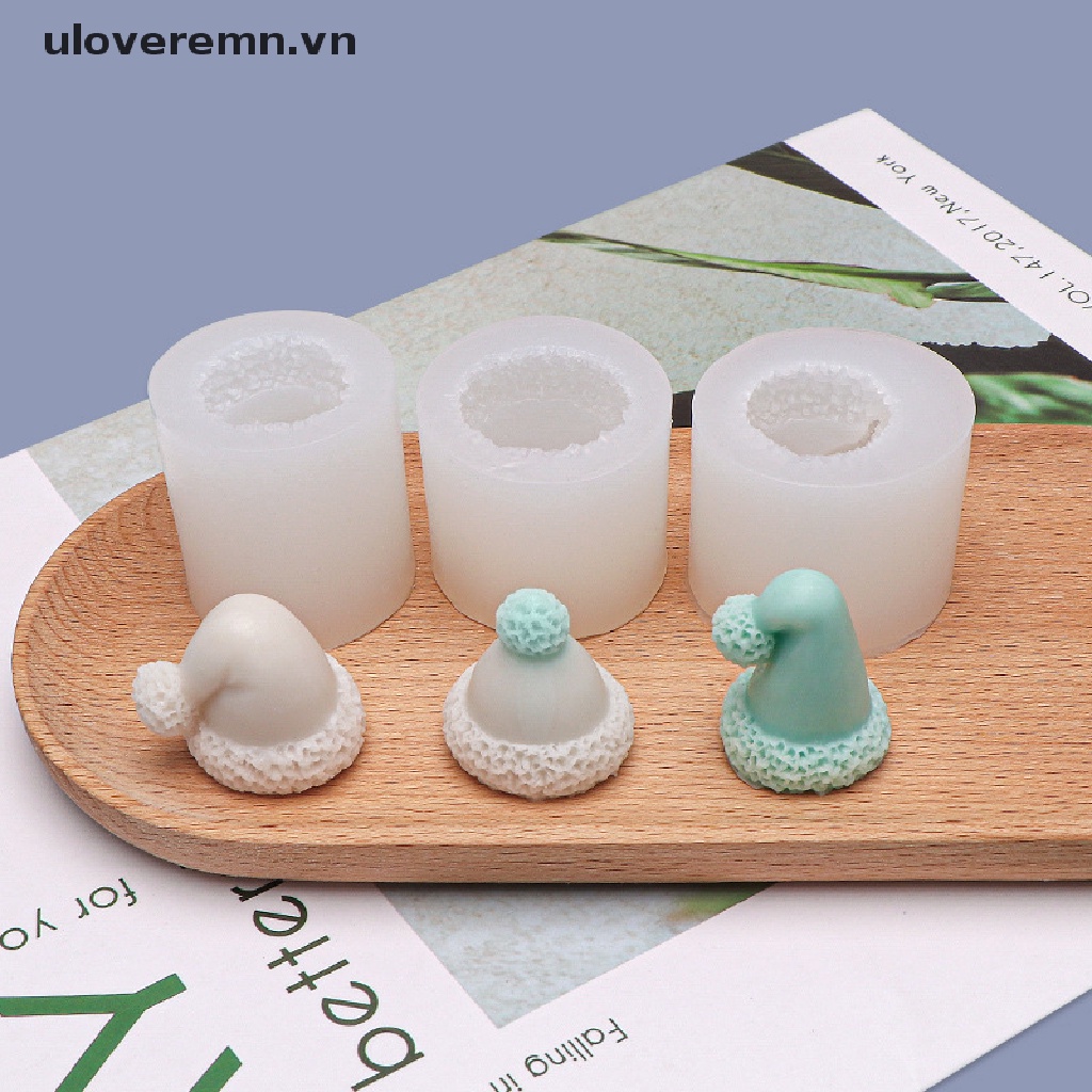 Khuôn Silicone Tạo Hình Nón Giáng Sinh Dễ Thương Trang Trí Bánh
