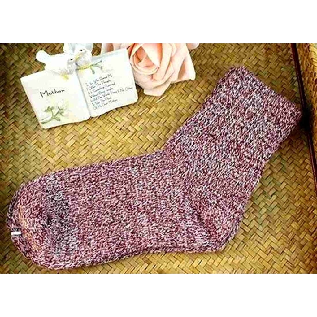 Set 5 Đôi Tất Len Cashmere Mềm Mại Màu Trơn Cho Nữ | BigBuy360 - bigbuy360.vn